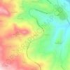 Sahel topographic map, elevation, relief
