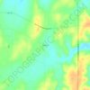 Bowser topographic map, elevation, relief