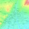 Datong topographic map, elevation, relief