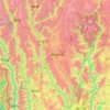 Diqing topographic map, elevation, relief