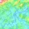 Arriondas topographic map, relief map, elevations map