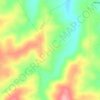 Serra do Faro topographic map, relief map, elevations map