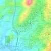 Los olivos topographic map, elevation, relief