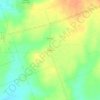 El Oso topographic map, elevation, relief