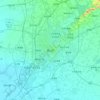 Tangshan topographic map, elevation, relief