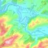 Fuso de la Reina topographic map, relief map, elevations map