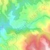 Xares topographic map, relief map, elevations map