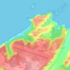 Navalón topographic map, relief map, elevations map