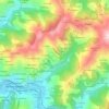 Felguera topographic map, relief map, elevations map