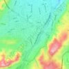 Los Caobos;British Pub topographic map, elevation, relief