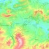 Guelma topographic map, elevation, relief