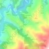 Sarceda topographic map, relief map, elevations map