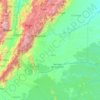 Meta topographic map, elevation, relief