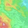 Ogulin topographic map, elevation, relief