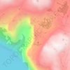 Troll tongue topographic map, elevation, relief