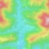 Eugui topographic map, relief map, elevations map
