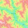 Changdu topographic map, elevation, relief