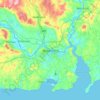 Waterford topographic map, elevation, relief