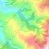 Porciles topographic map, relief map, elevations map