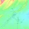 Laghouat topographic map, elevation, relief