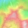 Cheam Peak topographic map, elevation, relief