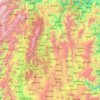 Yuexi topographic map, elevation, relief