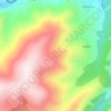 Ricabo topographic map, relief map, elevations map