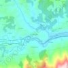 Ceceda topographic map, relief map, elevations map