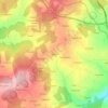Balteiro topographic map, relief map, elevations map