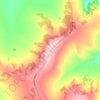 Eagle Plains topographic map, elevation, relief