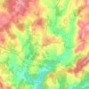 Arzúa topographic map, relief map, elevations map