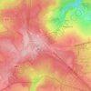 Baraque de Fraiture topographic map, elevation, relief