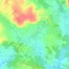 Racines topographic map, relief map, elevations map