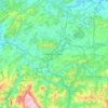 Oviedo topographic map, relief map, elevations map