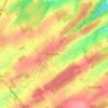 Fraiture topographic map, relief map, elevations map