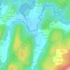 O Esto topographic map, relief map, elevations map