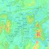 Liuzhou topographic map, elevation, relief