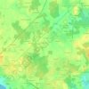Kerogile topographic map, elevation, relief