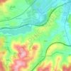 Trubia topographic map, relief map, elevations map