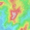 Violet Hill topographic map, elevation, relief