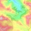 La Peral topographic map, relief map, elevations map