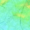 Knesselare topographic map, elevation, relief