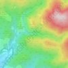 Cueva Basajaun Etxea topographic map, relief map, elevations map