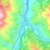 Campomanes topographic map, relief map, elevations map