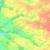 Le Parc topographic map, elevation, relief