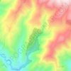 Seceda topographic map, relief map, elevations map