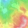 Cacheiras topographic map, relief map, elevations map