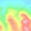 Woodview topographic map, elevation, relief