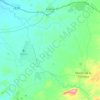 Arahal topographic map, elevation, relief