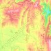 A Pastoriza topographic map, relief map, elevations map